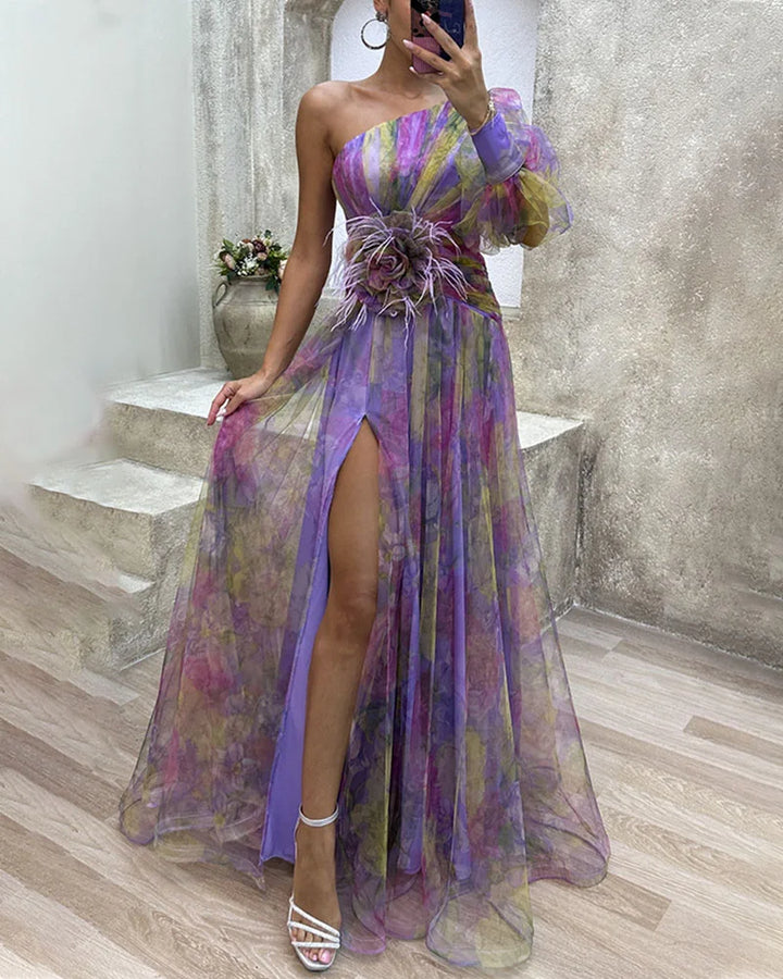 Seliora™ - Mystical One-Shoulder Dress