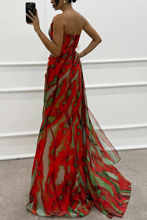 Elaris™ - Vibrant Slit Dress