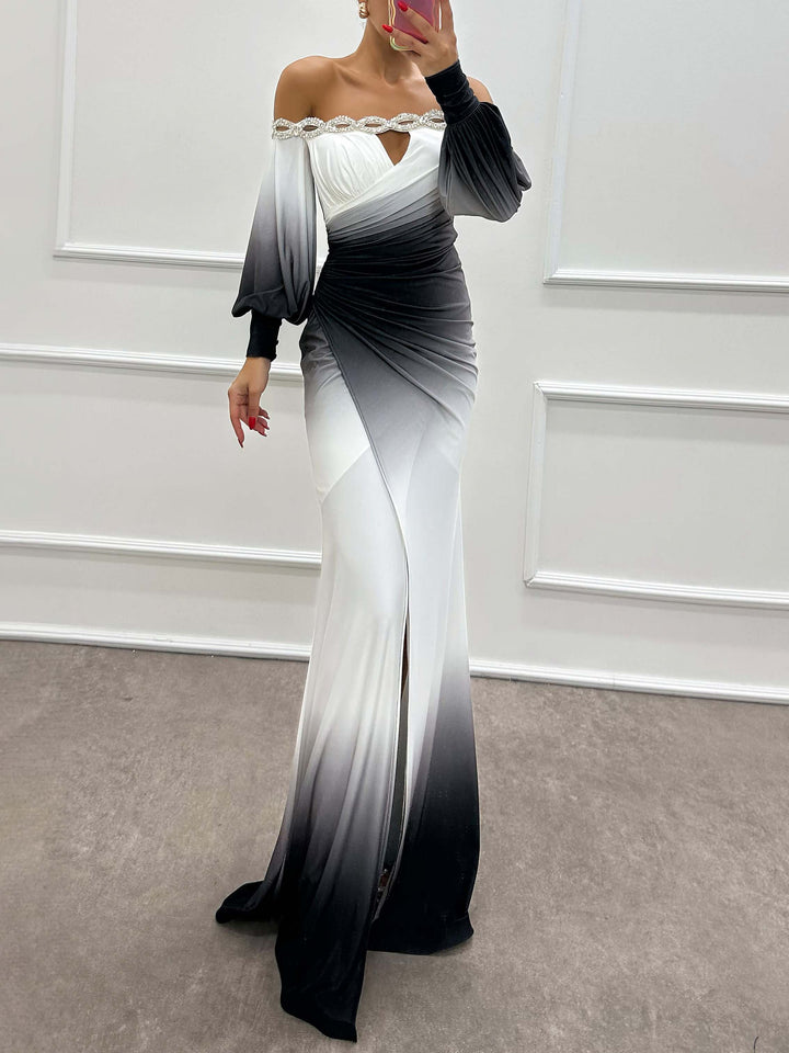 Olivara™ - Elegant Gradient Dress