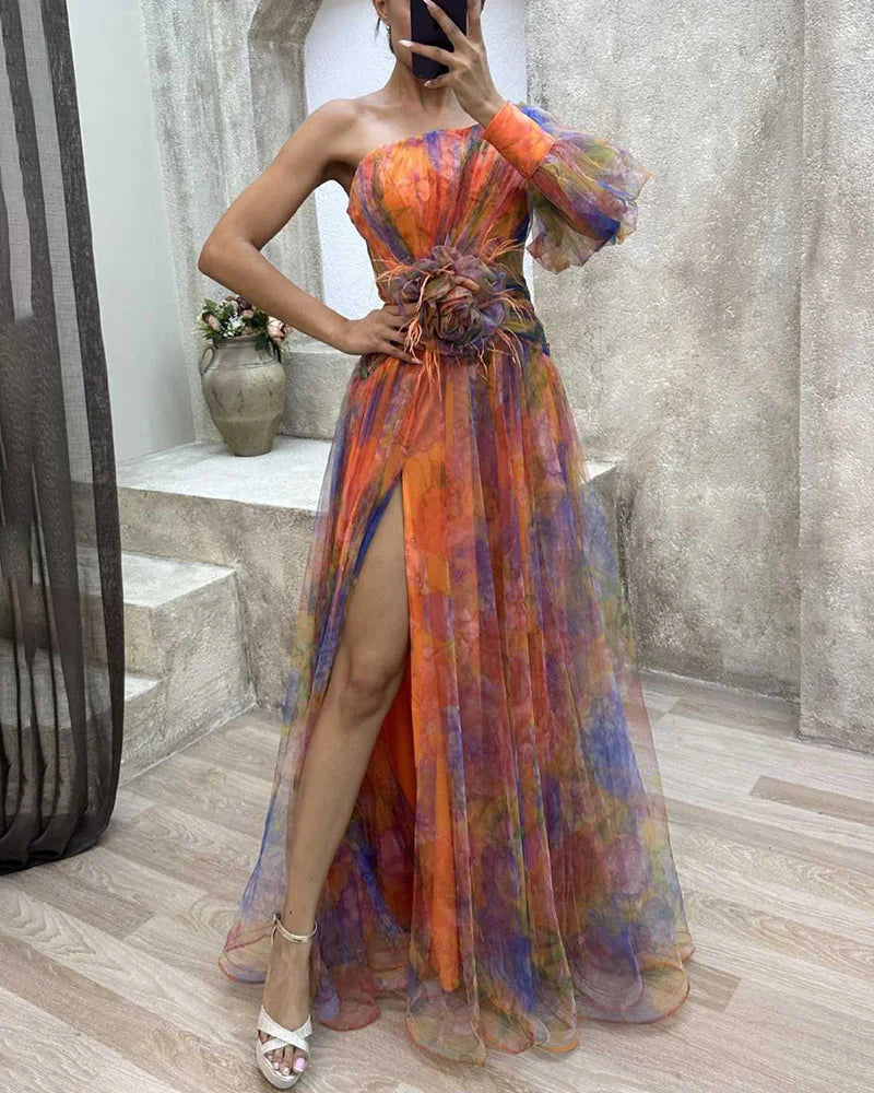 Seliora™ - Mystical One-Shoulder Dress