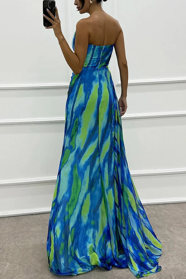 Elaris™ - Vibrant Slit Dress